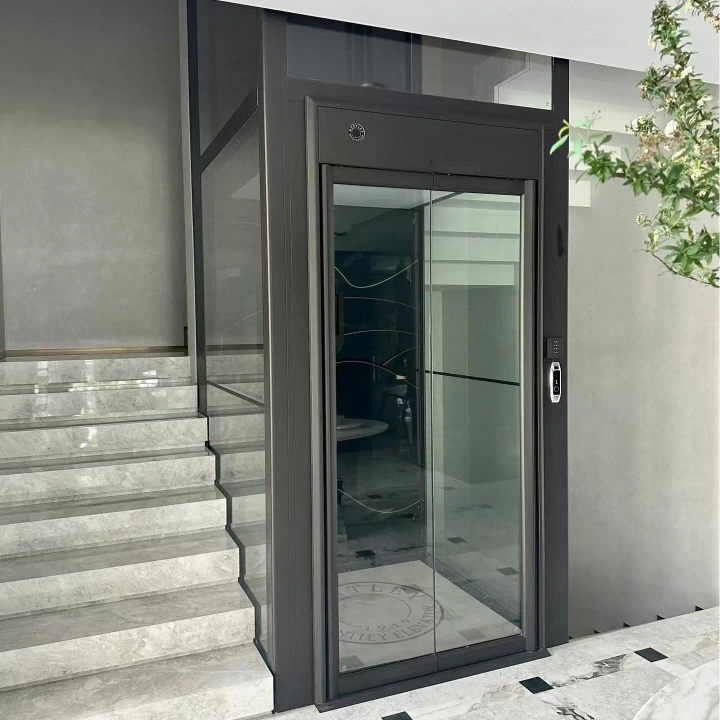 Four-Stop Dual Occupant Lift for Homes by Home lift elevator