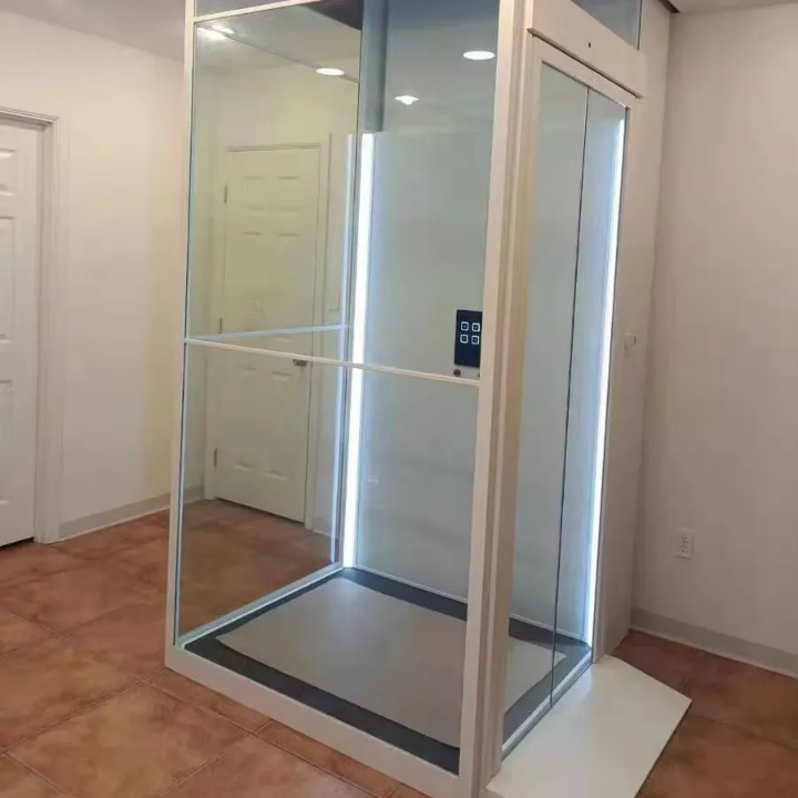 4-Floor Low Noise Hydraulic Home Elevator by Home lift elevator