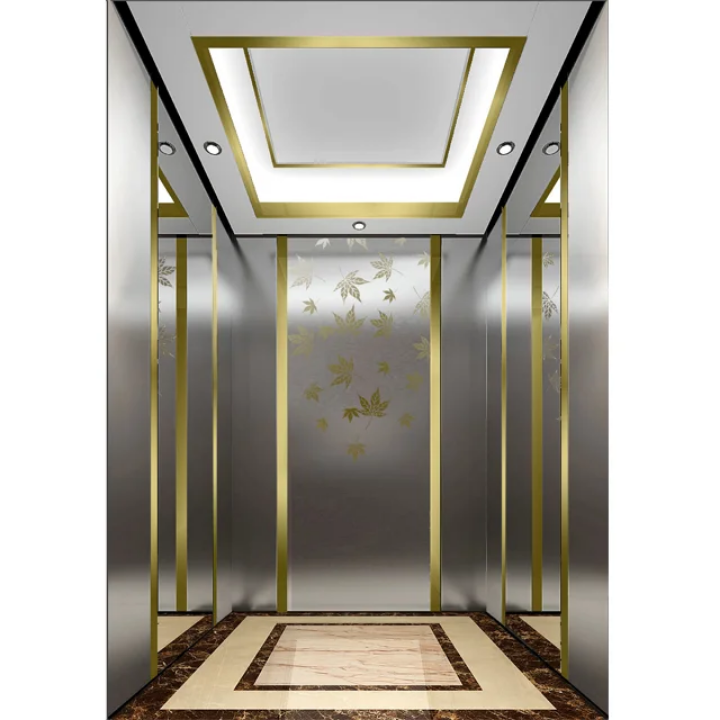 5-Stop 8-Seater Stainless Steel Lift by Home lift elevator