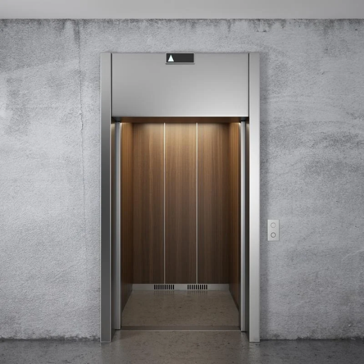 Five-Stop 8-Person Stainless Steel Elevator by Home lift elevator