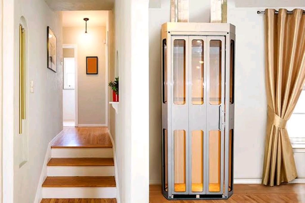 Dual-Stop Compact House Elevator by Home lift elevator