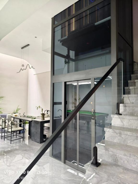 Domestic Vertical Lift for 2 Passengers by Home lift elevator