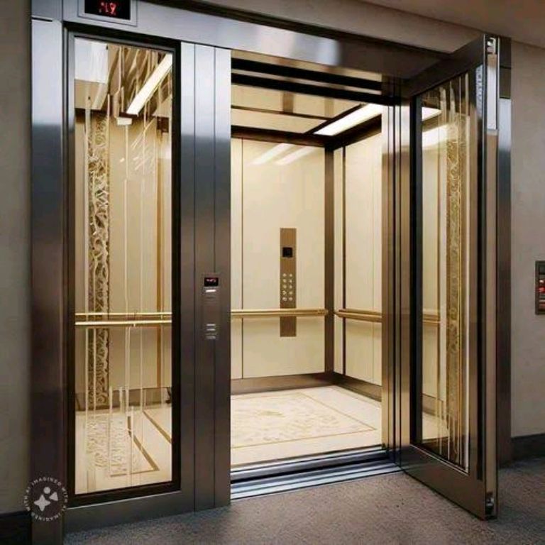 Triple-Floor Residential Elevator with Steel Cabin by Home lift elevator
