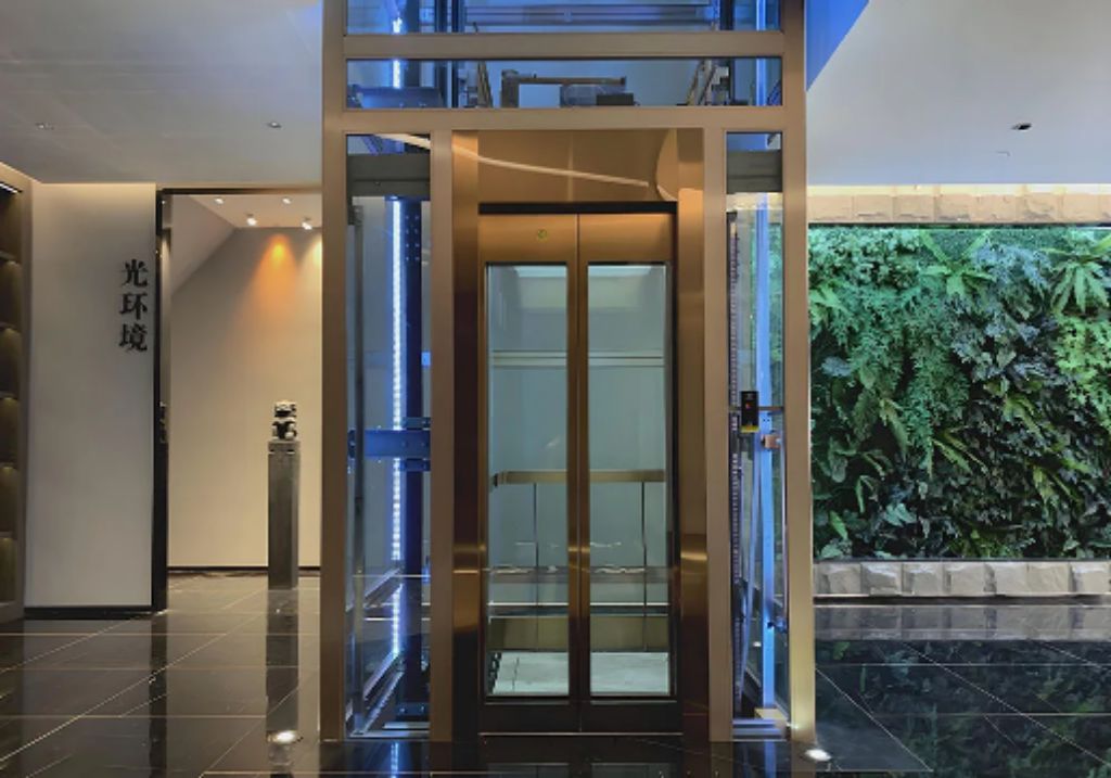 Multi-Floor 4-Person Elevator with Stainless Design by Home lift elevator
