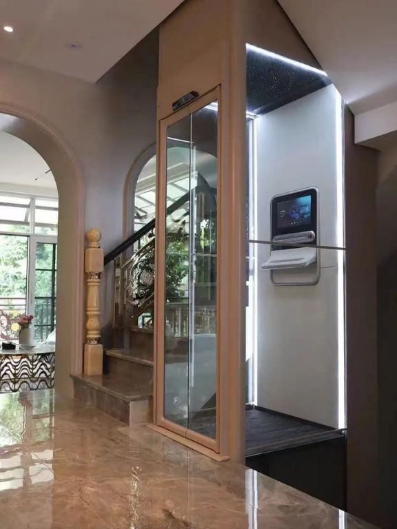 Smooth Ride 4-Story Home Lift by Home lift elevator