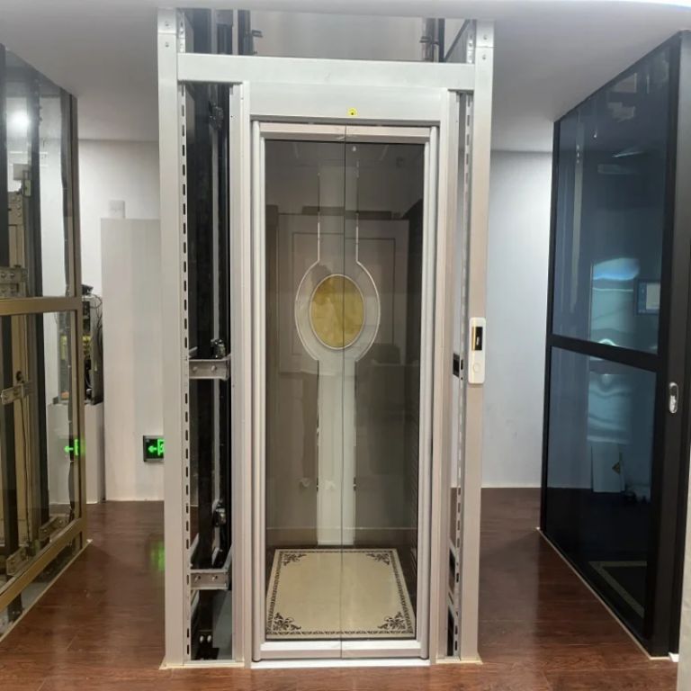 Four-Stop Indoor Hydraulic Elevator by Home lift elevator
