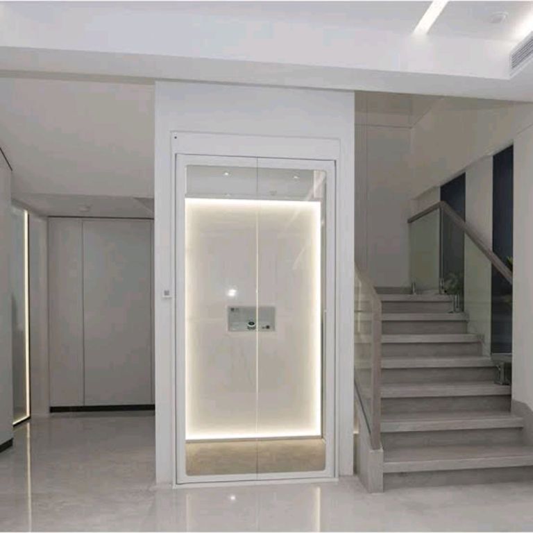 Residential Vertical Lift – 4 Floors Hydraulic Model by Home lift elevator