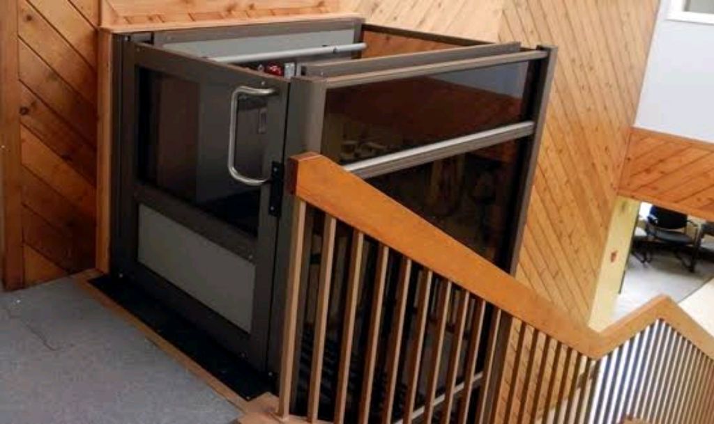 Small Footprint Wheelchair Lift by Home lift elevator