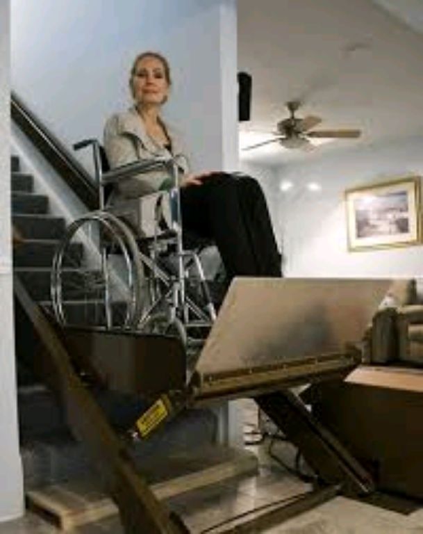 Inclined Platform Wheelchair Lift by Home lift elevator