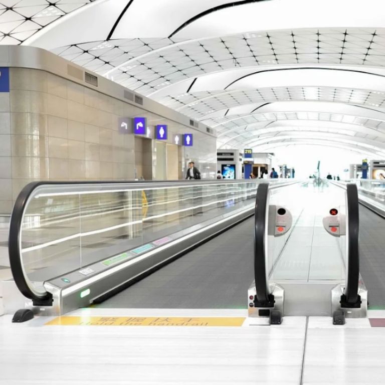 Commuter Belt Walkway by Home lift elevator