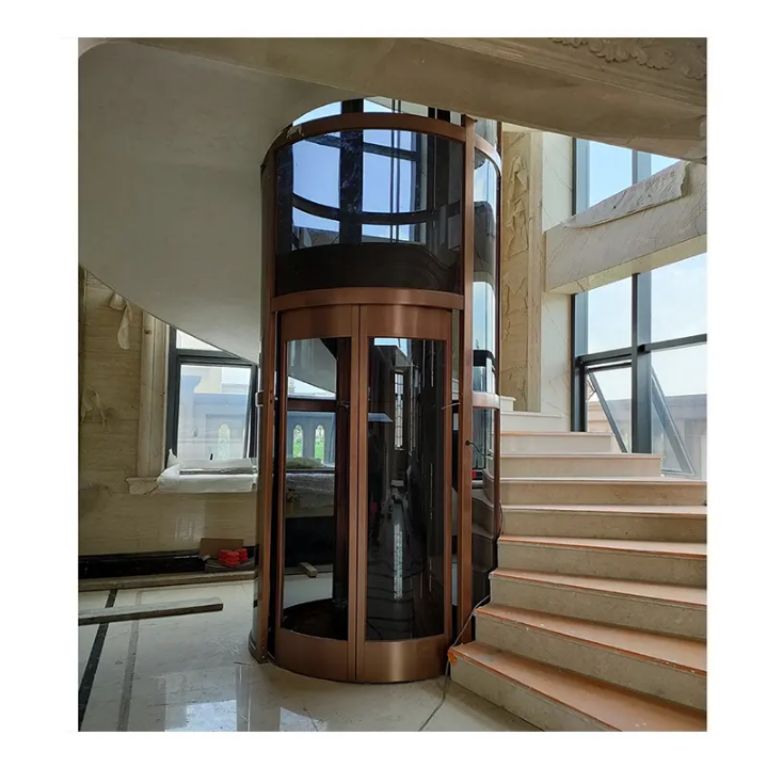 Sleek Capsule Elevator for Home Interiors by Home lift elevator