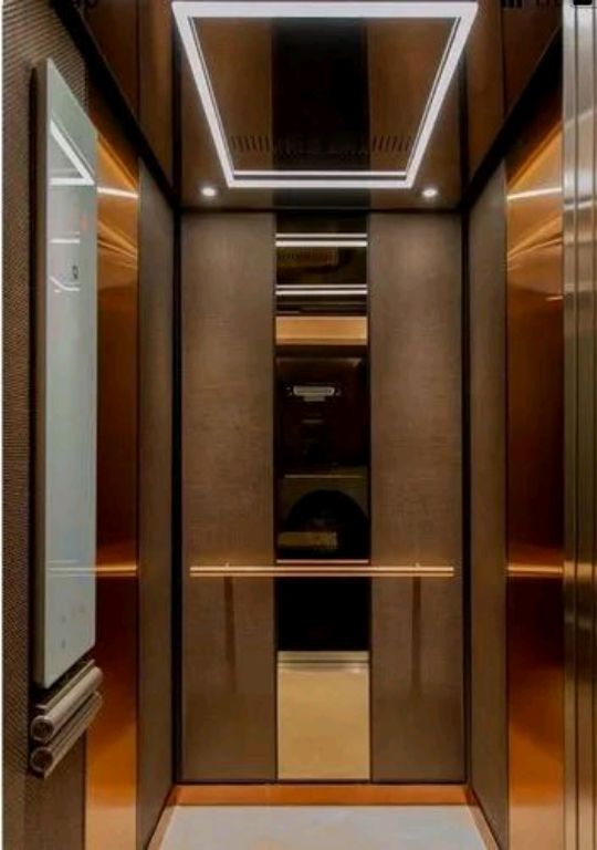 7-Stop Stainless People Carrier Lift by Home lift elevator
