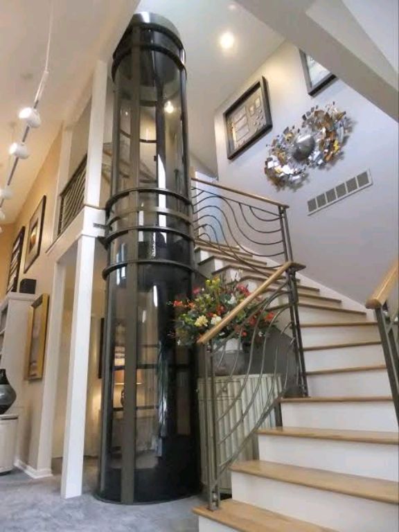 Single Tube Pneumatic Home Lift by Home lift elevator