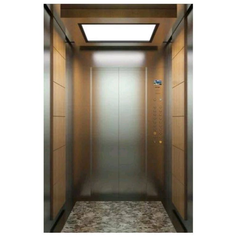 Compact 3-Stop Stainless Steel Passenger Lift by Home lift elevator