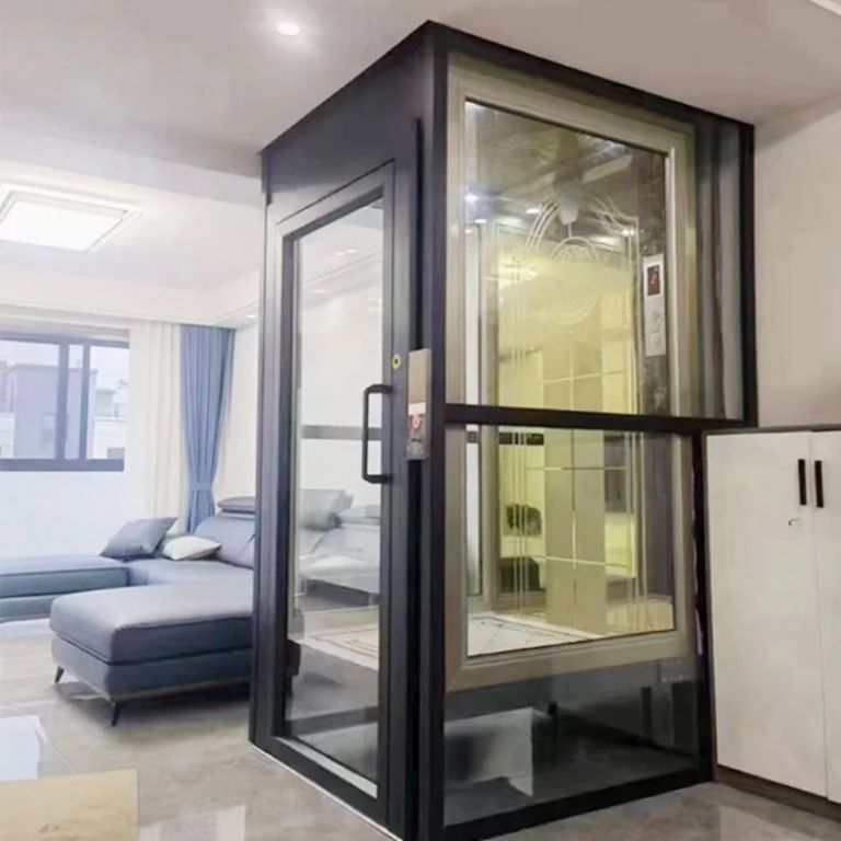 4-Floor Hydraulic Gearless Access Lift by Home lift elevator
