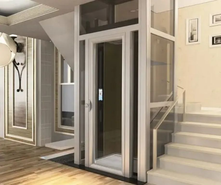 Gearless Elevating System for 4 Floors by Home lift elevator
