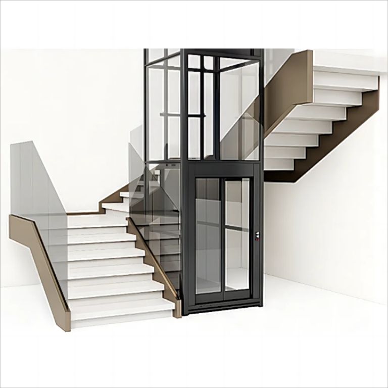 Space-Saving Gearless Residential Elevator by Home lift elevator