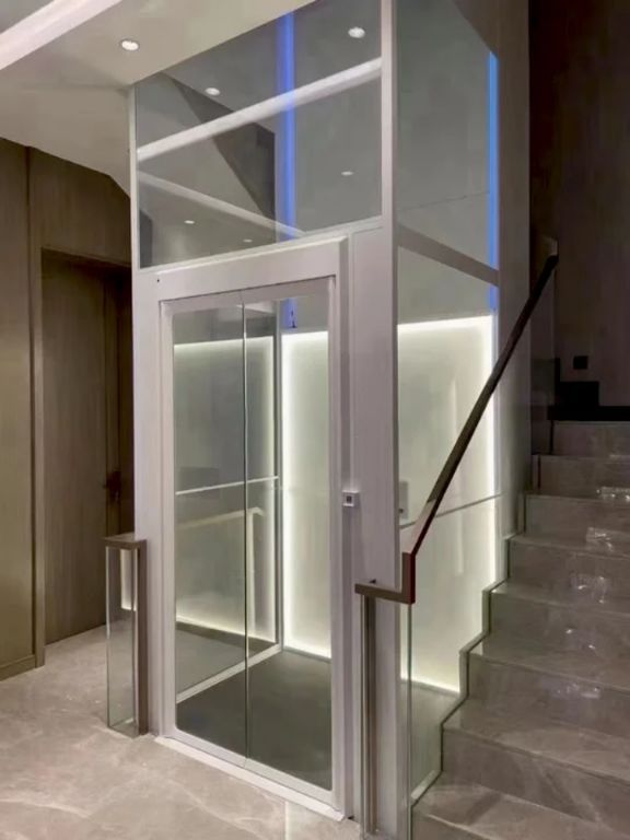 Multi-Stop Gearless Residential Lift by Home lift elevator