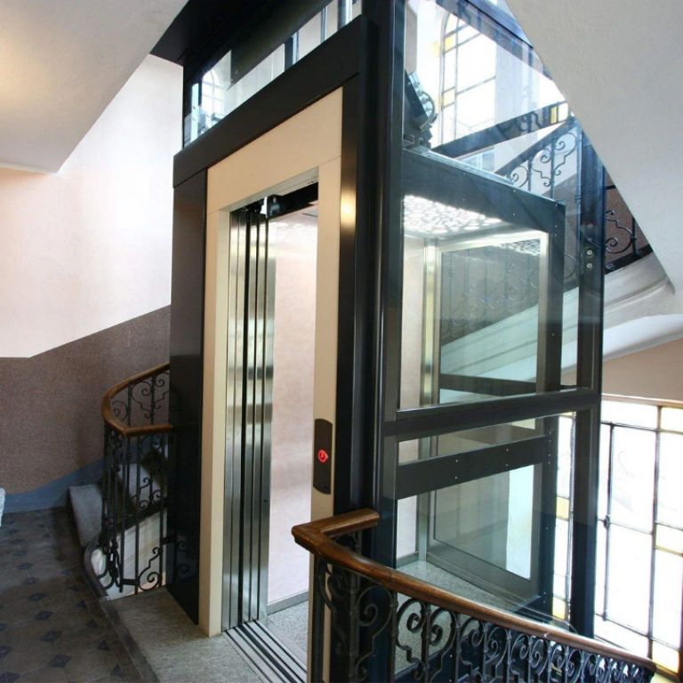 4-Stop Gearless Residential Elevator by Home lift elevator