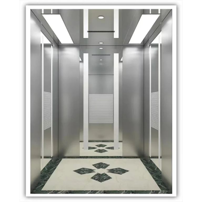 3-Stop Mid-Rise Elevator for 8 People by Home lift elevator