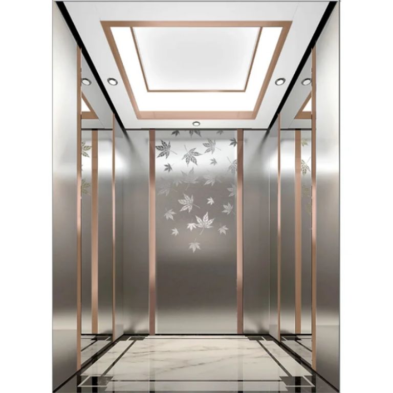630kg Four-Stop Stainless Steel Lift by Home lift elevator