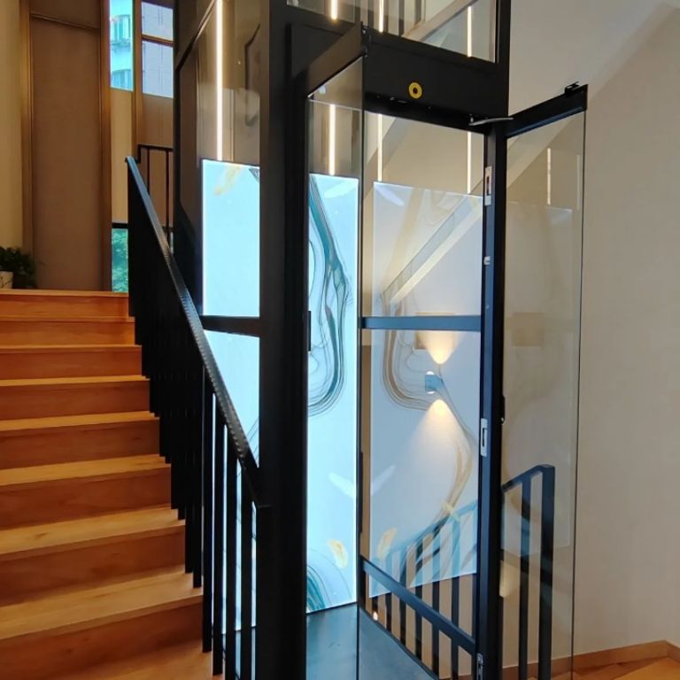 Low-Profile Shaftless Lift by Home lift elevator