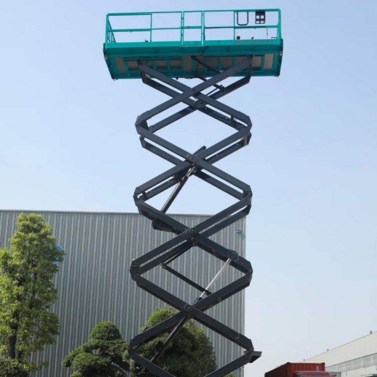 Diesel Operated Scissor Hoist by Home lift elevator