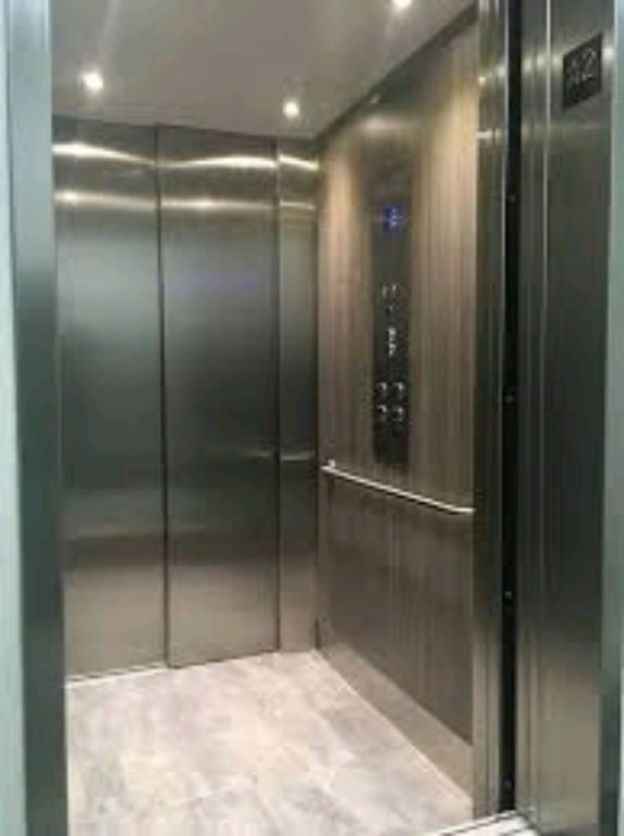 800kg Brushed Steel 5-Stop Passenger Elevator by Home lift elevator