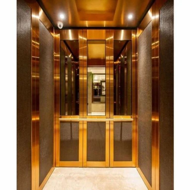 Commercial 6-Stop Stainless Passenger Elevator by Home lift elevator