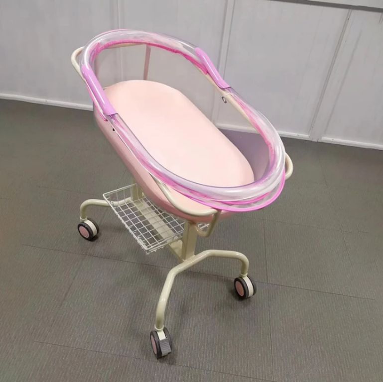 baby cart next to bed by Scantrik