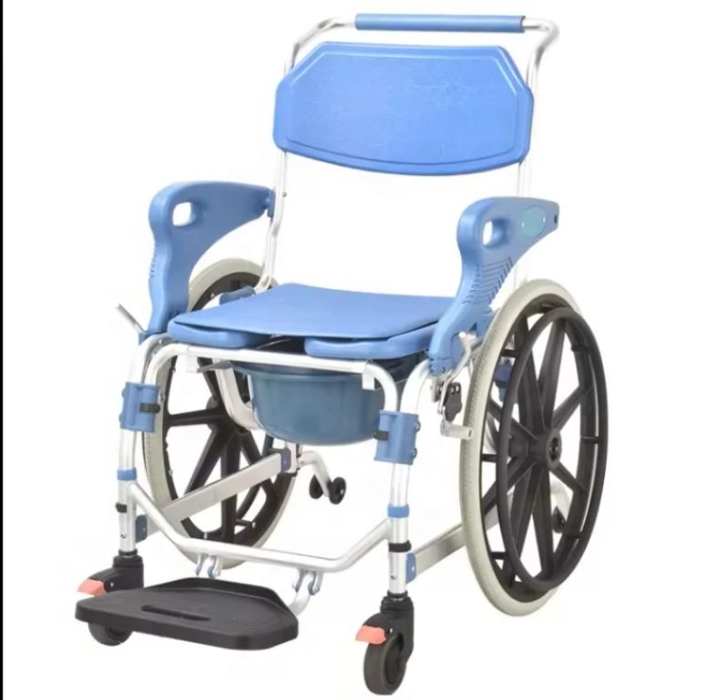 bedside commode chair with wheels by Scantrik