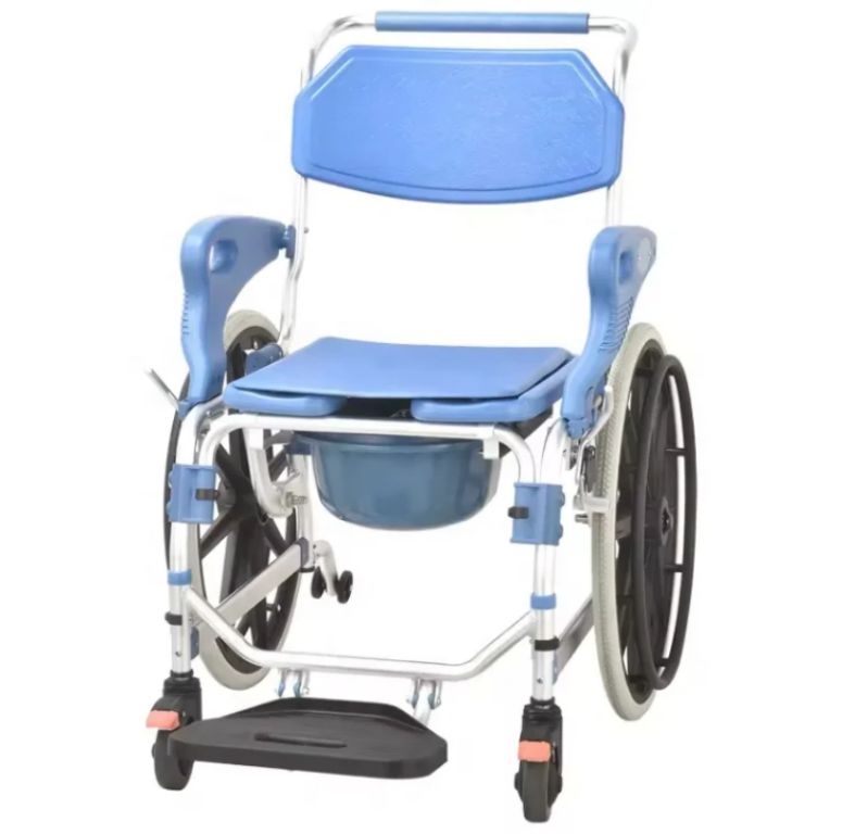 over toilet commode chair with wheels by Scantrik