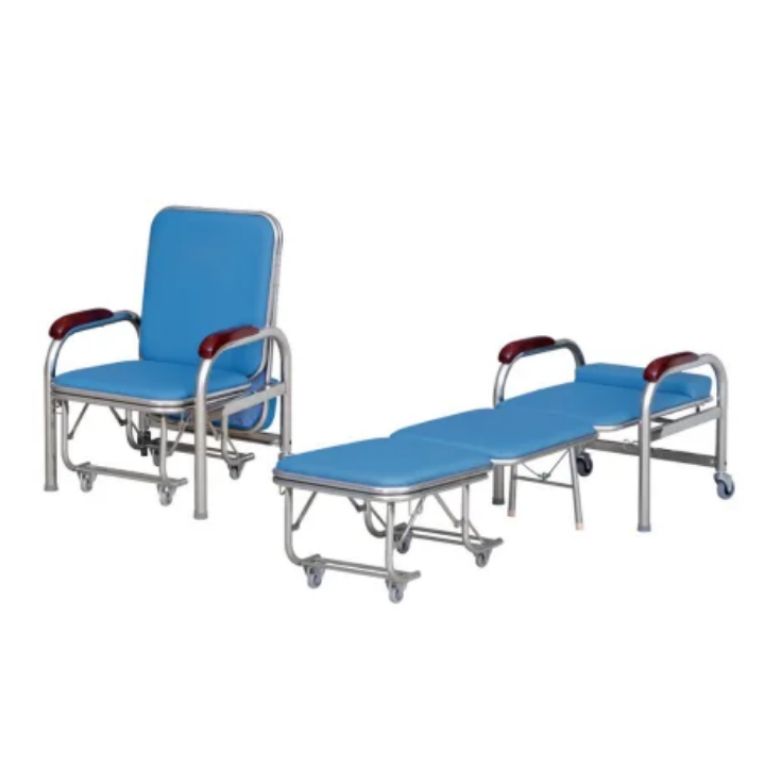 Collapsible hospital chair bed by Scantrik