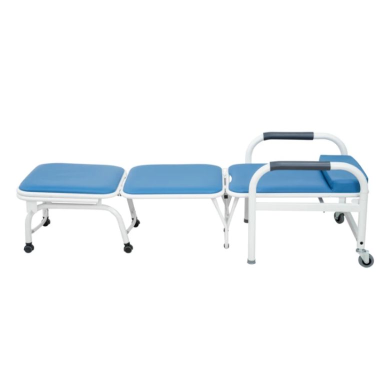 Folding hospital sleeper chair by Scantrik
