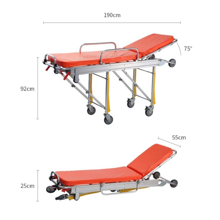 Aluminum Alloy Folding Stretcher Nigeria by Scantrik