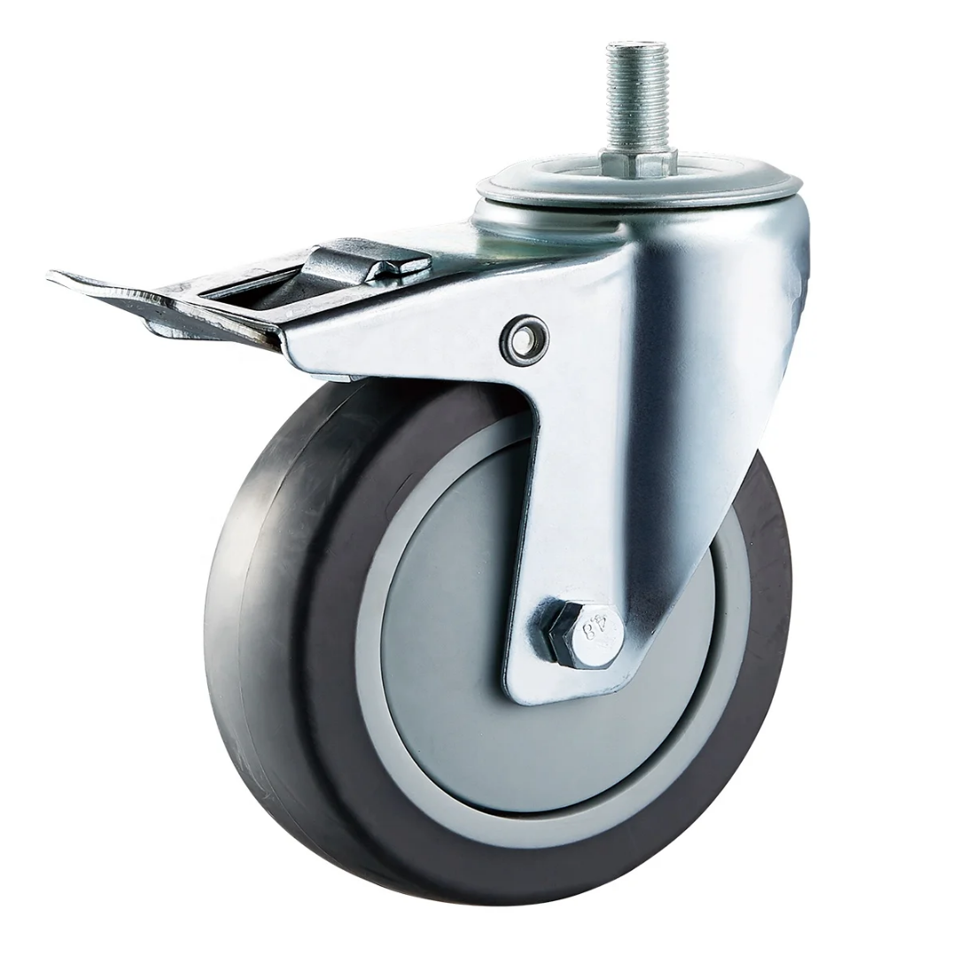 Hospital bed caster wheels 4inch