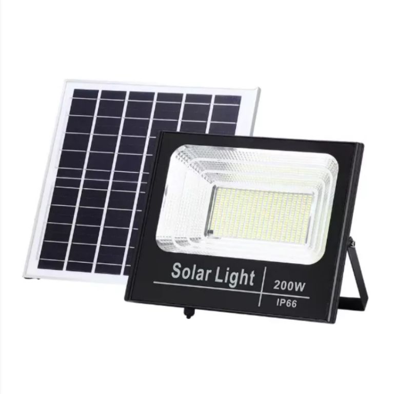 Alpha 200W Solar Flood Light for Street Lighting in Nigeria by Hiphen
