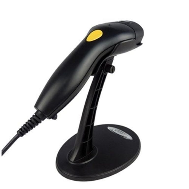 Automatic USB Laser Barcode Scanner with Stand Installation in Nigeria by Hiphen