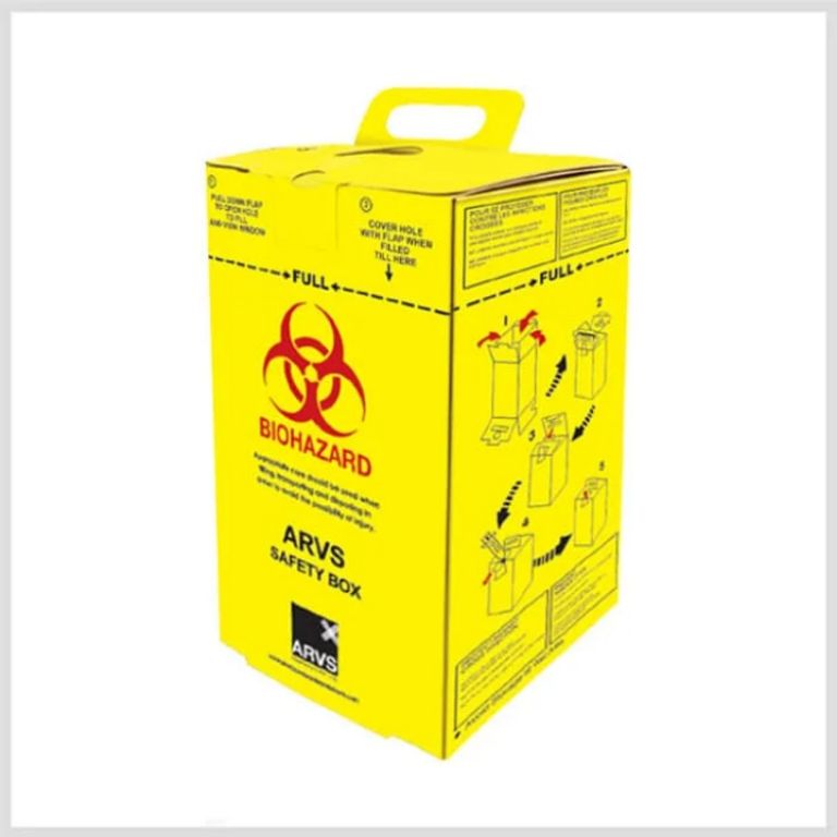 Cheapest 5L Biohazard Safety Box in Nigeria by Scantrik
