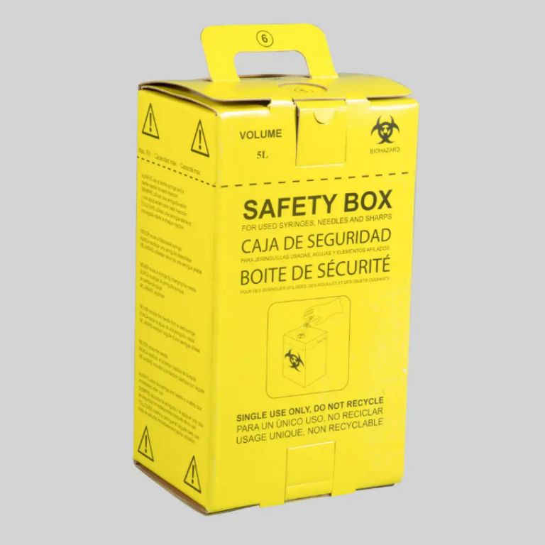 5L Biohazard Safety Box Suppliers in Nigeria by Scantrik