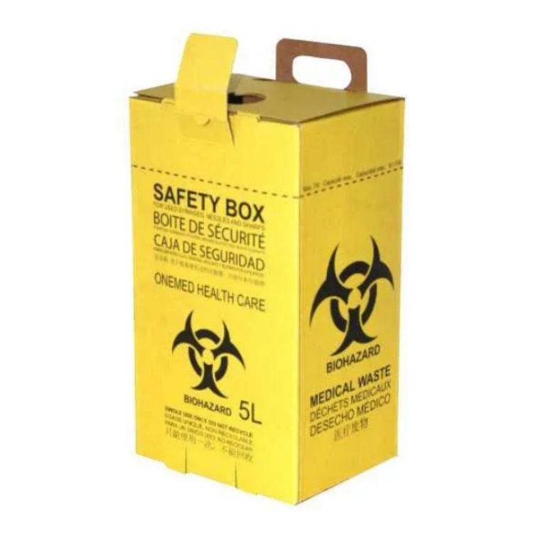Affordable 5L Biohazard Safety Box in Nigeria by Scantrik
