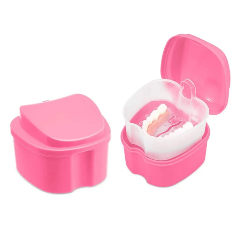 Apple-Shaped Denture Bath Box Container Distributor in Nigeria by Scantrik