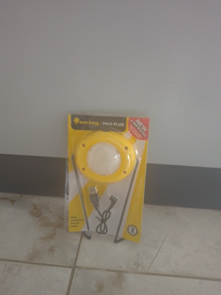 SunKing Pico Plus Solar Lantern, Portable Solar LED Light by LUMETT