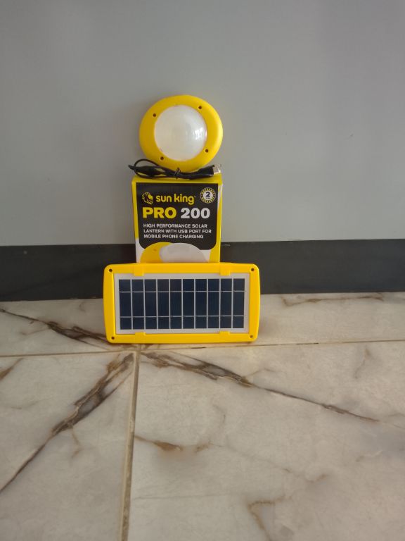 SunKing Pro 200 Solar Lantern, USB Phone Charging Wholesaler in Nigeria by LUMETT
