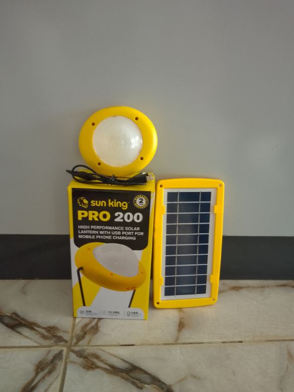 SunKing Pro 200 Solar Lantern Distributor by LUMETT