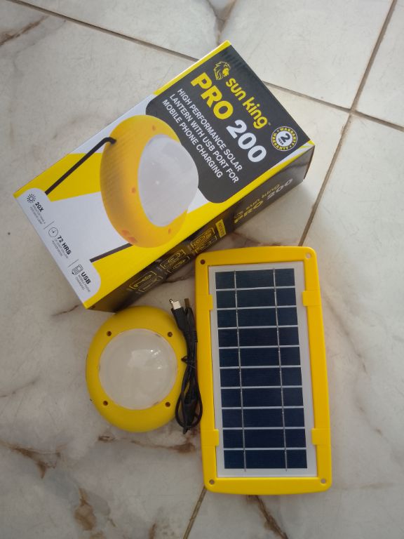 SunKing Pro 200 Solar Lantern Affordable Price by LUMETT