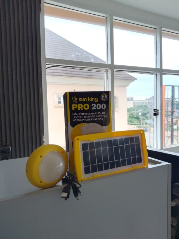 SunKing Pro 200 Solar Lantern Suppliers in Nigeria by LUMETT