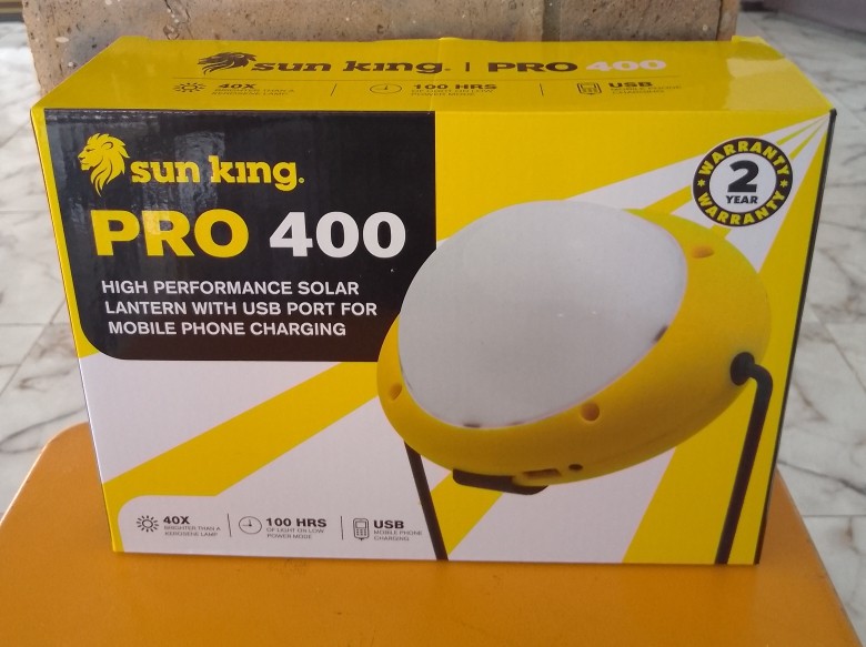 SunKing Multi-Purpose Solar Lantern by LUMETT