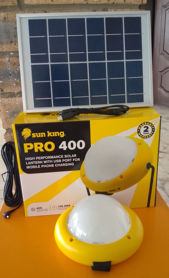 SunKing Solar Security Lantern by LUMETT