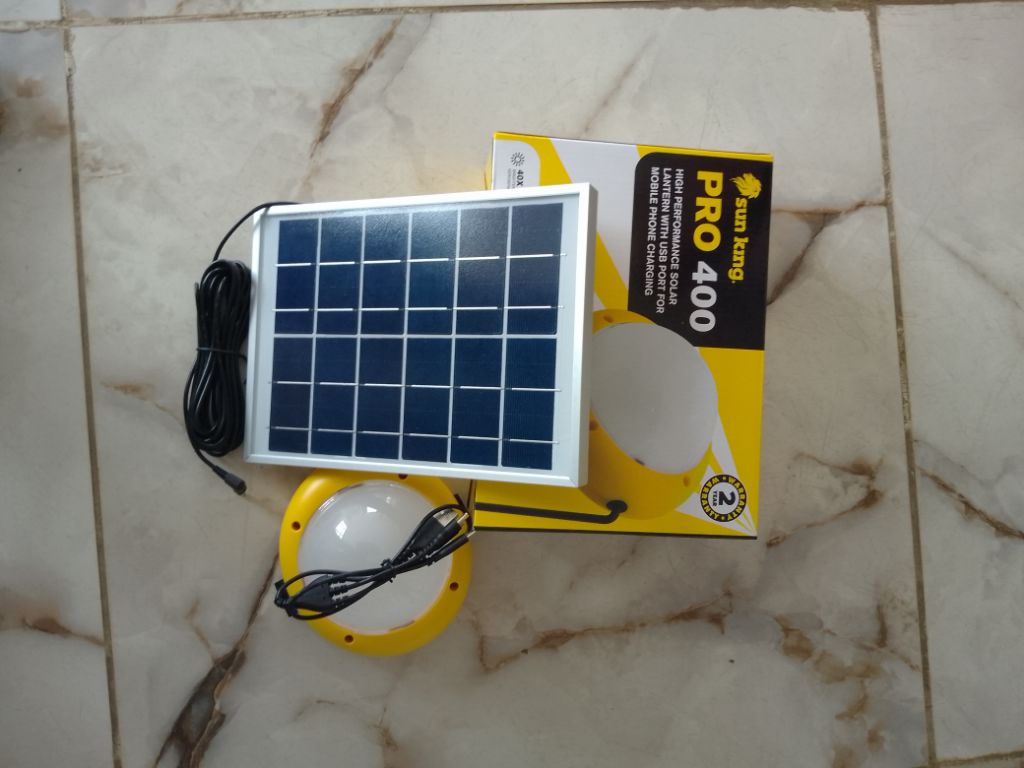 SunKing Pro 200 Solar Lantern, USB Phone Charging Solar Light by LUMETT
